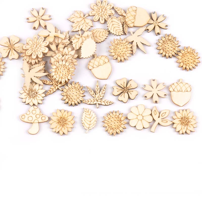 30pcs 25-30mm Holz DIY Zubehör – Embellish Craft Bewertung und Preis