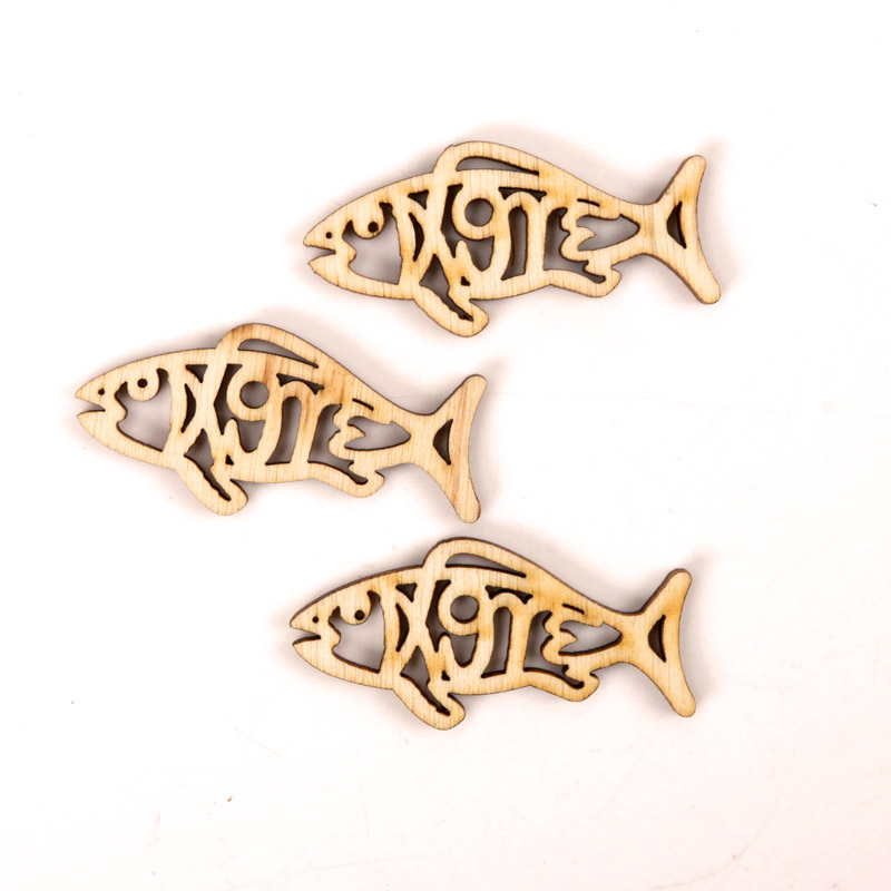 Holz niedlichen Fisch Form Kun – Embellish Craft Bewertung und Preis