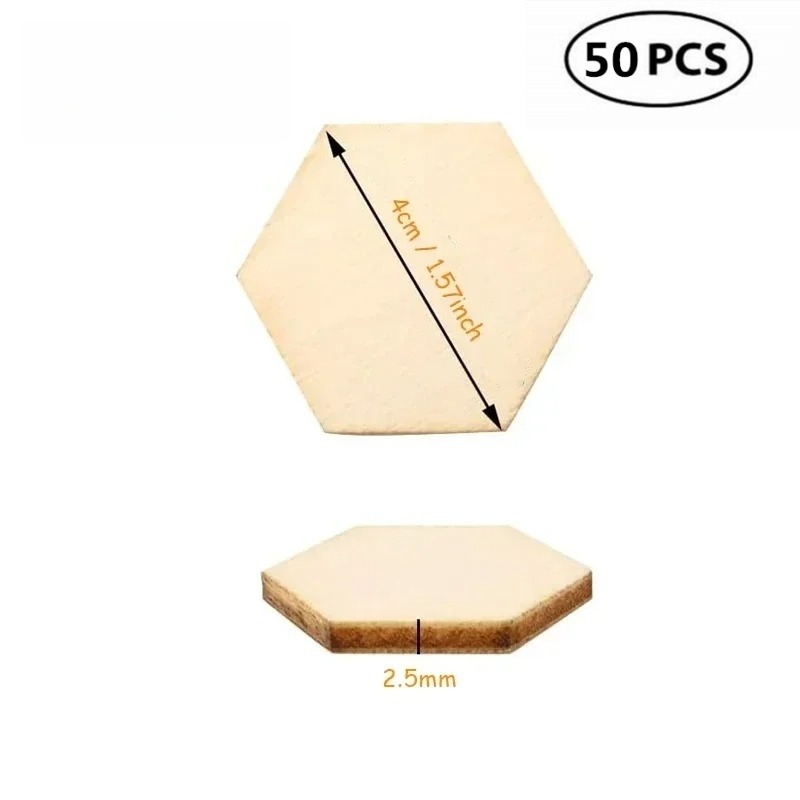 50 Stück 4 cm unlackierte Holz – Embellish Craft Bewertung und Preis